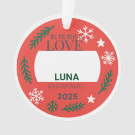 Adorno Sentimental Pet Ornament | All You Need is Love an