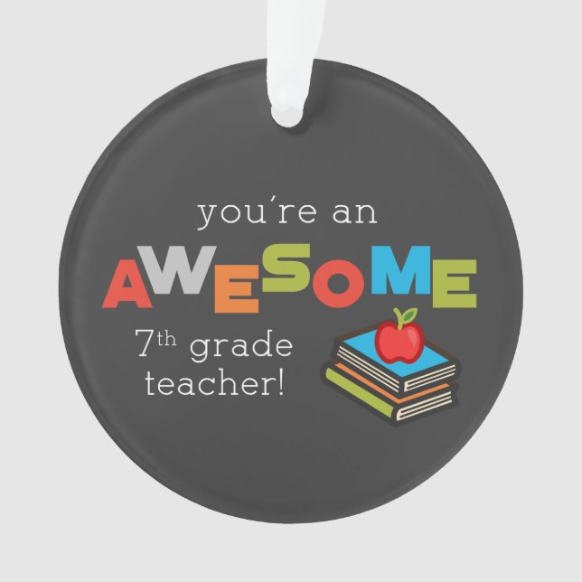 Adorno Séptimo Día de Apreciación de Maestros, impresiona (Anverso)