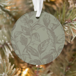 Adorno Serene Sage Green Leafy de extracto botánico neg