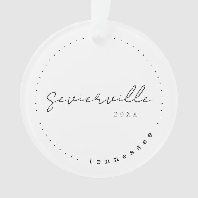Adorno Sevierville Tennessee TN Travel Estados Unidos (Anverso)