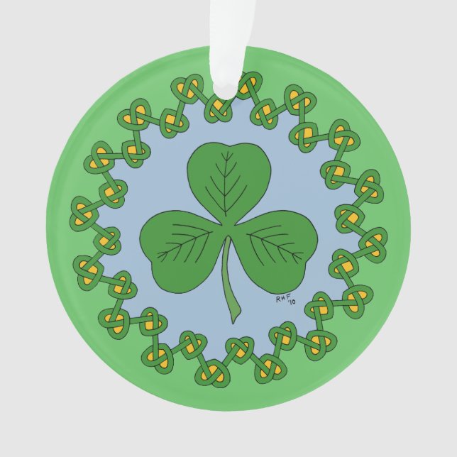 Adorno Shamrock and Knotwork (Anverso)