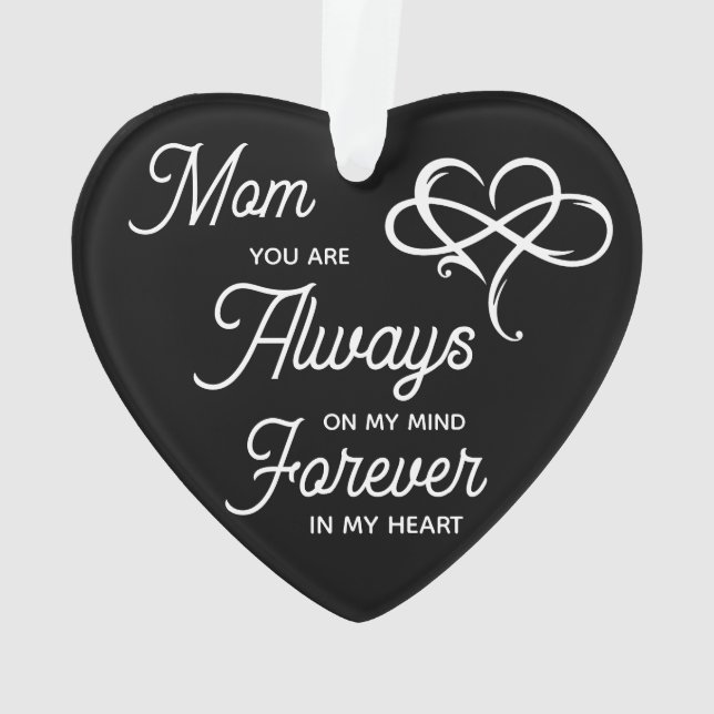 Adorno Siempre pensando para siempre en mi madre fotográf (Reverso)