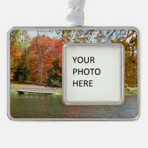 Adorno Siete Springs Fall Bridge III Paisaje de Otoño