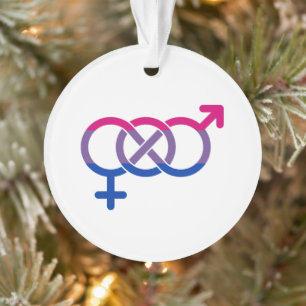 Adorno Símbolo de género bisexual