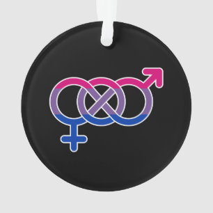 Adorno Símbolo de género bisexual