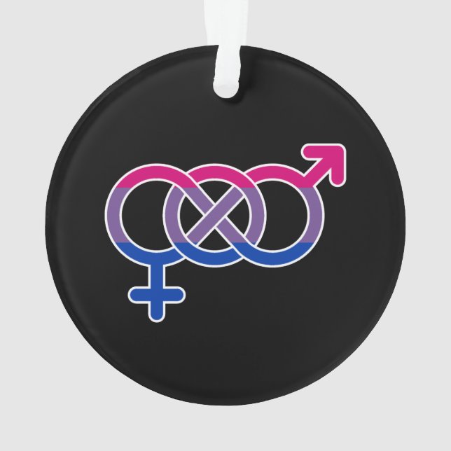 Adorno Símbolo de género bisexual (Reverso)