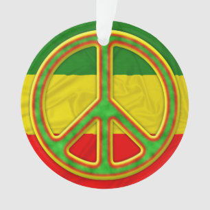 Adorno Símbolo de paz de Rasta