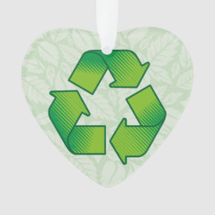 Adorno Símbolo de reciclaje