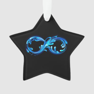 Adorno Símbolo Infinito de Agua Fría y Clara