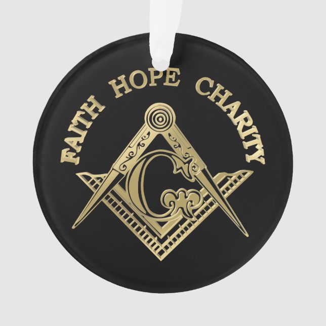 Adorno Símbolo masónico (Anverso)