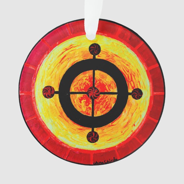 Adorno Símbolo solar celta (Anverso)