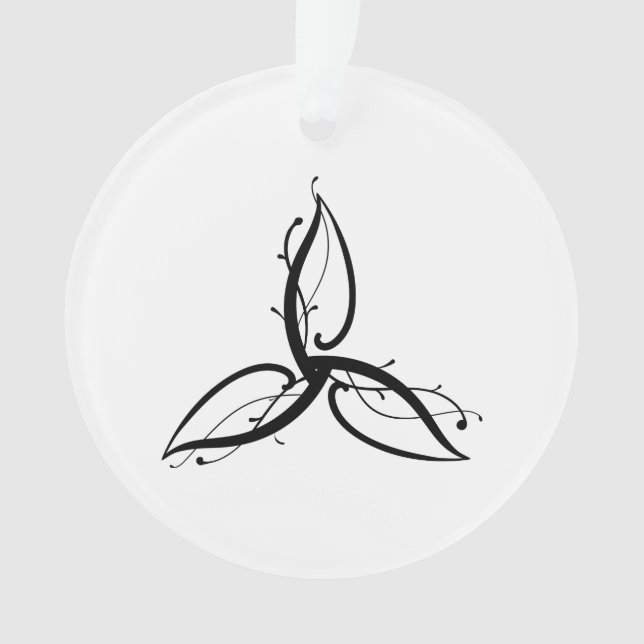 Adorno Símbolo Triquetra Odin Norse Wicca (Anverso)