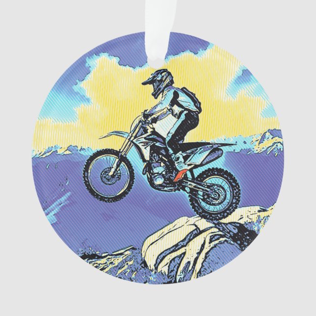 Adorno Sin miedo - Motocross Rider (Anverso)