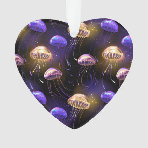Adorno Sin soldadura con medusas brillantes