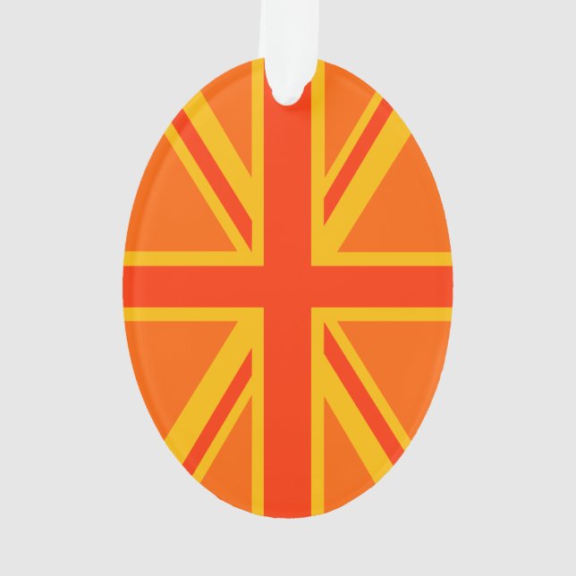 Adorno Sindicato de Naranjas vibrante Jack Bandera Britán (Reverso)