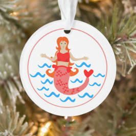 Adorno Sirena de San Valentín