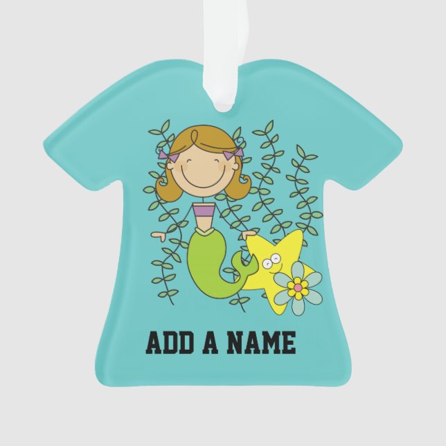 Adorno Sirenita haitiana marrón (Anverso)