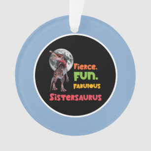 Adorno Sistersaurus Equipo de Dinos Hermanas Parejas Dise