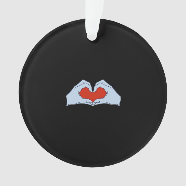 Adorno Skeleton Heart Hands Classic & Basic Halloween (Anverso)