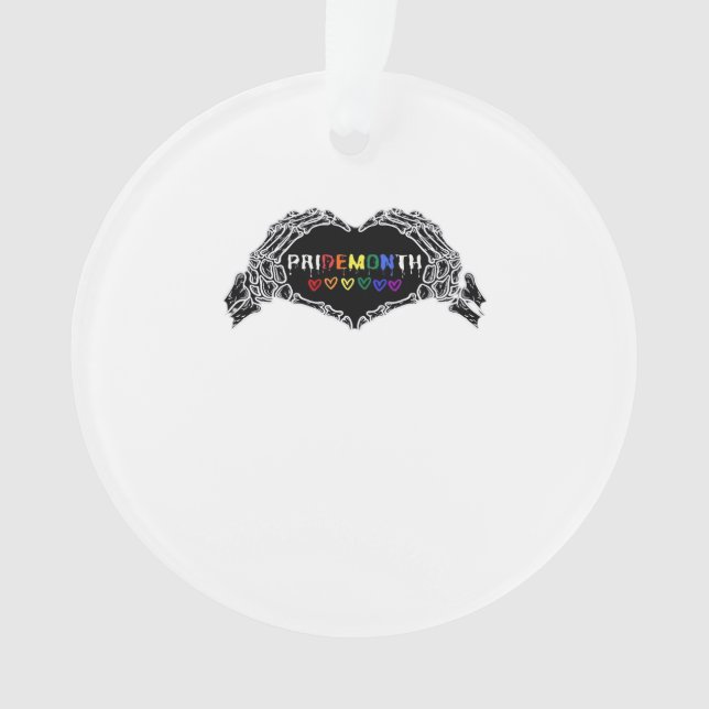 Adorno Skeleton Heart Hands LGBTQIA (Anverso)