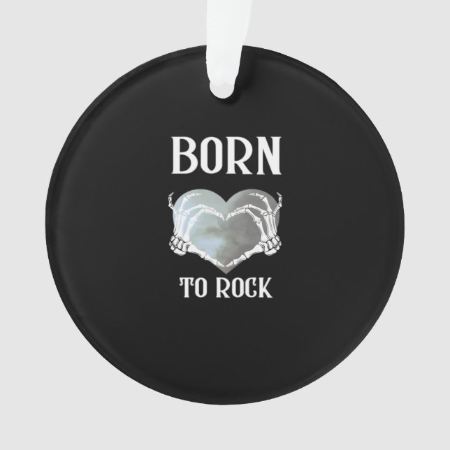 Adorno Skeleton Manos Gris Corazón Gráfico Para Clásico (Anverso)