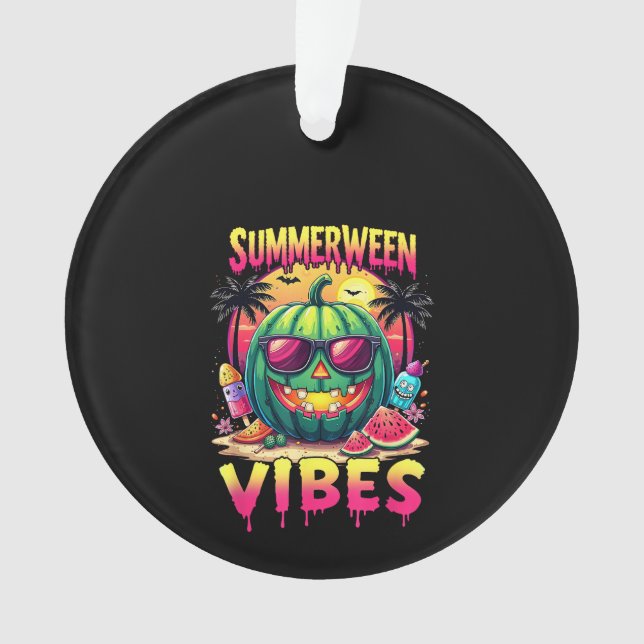 Adorno Skeleton Summer Summerween Vibes Watermelon Jack-O (Anverso)