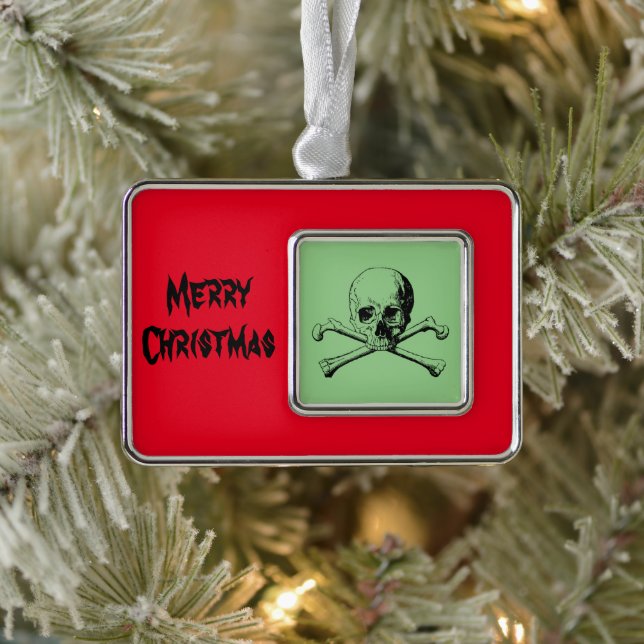 Adorno Skull and Crossbone Jolly Roger (Árbol)