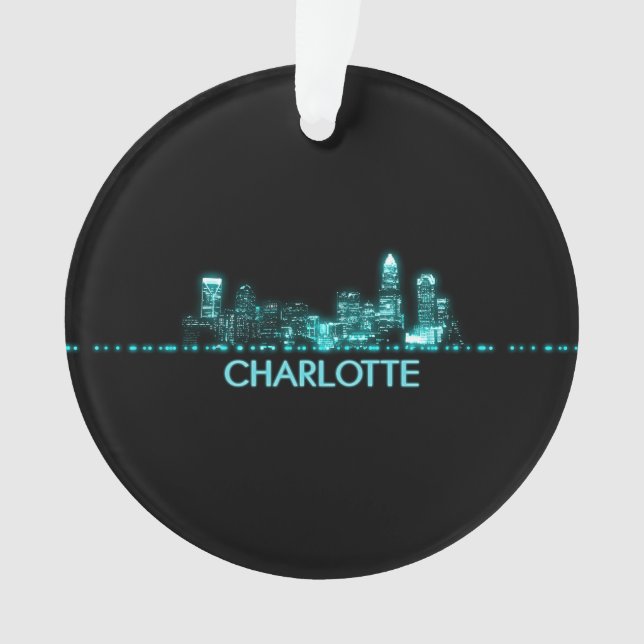 Adorno Skyline de Charlotte (Anverso)