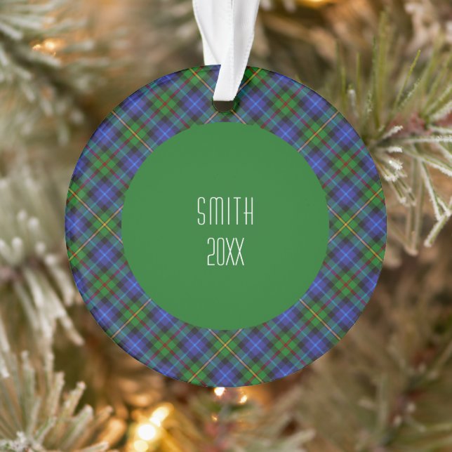 Adorno Smith Clan Tartán Escocia Plaid (Árbol)