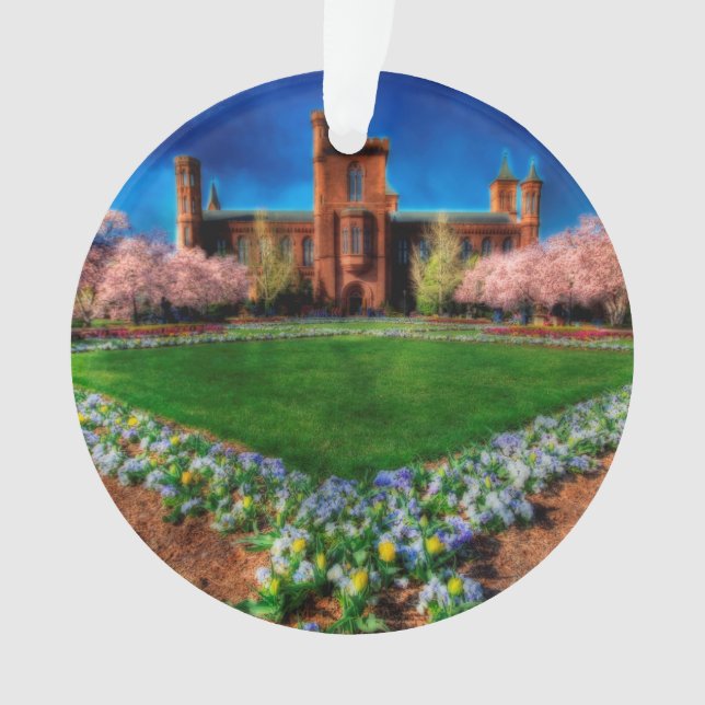 Adorno Smithsonian Castle Garden Cherry Blossoms (Anverso)