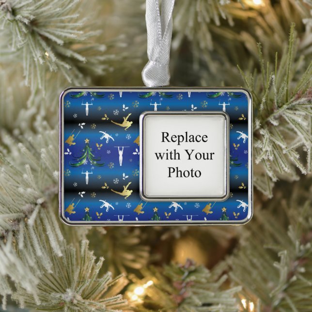 Adorno Snowflake árbol de Navidad de gimnasia masculina (Árbol)