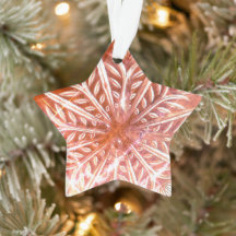 Snowflake En El Fondo Rojo