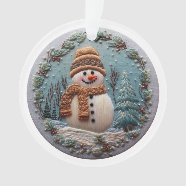 Adorno Snowman (Anverso)