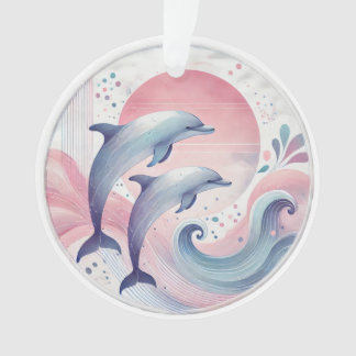 Adorno soft pastel dolphins