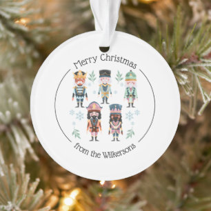 Adorno Soldados de Juguete Rompenueces de Navidad