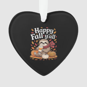 Adorno Sollozos sosteniendo calabaza spice happy Fall Yal