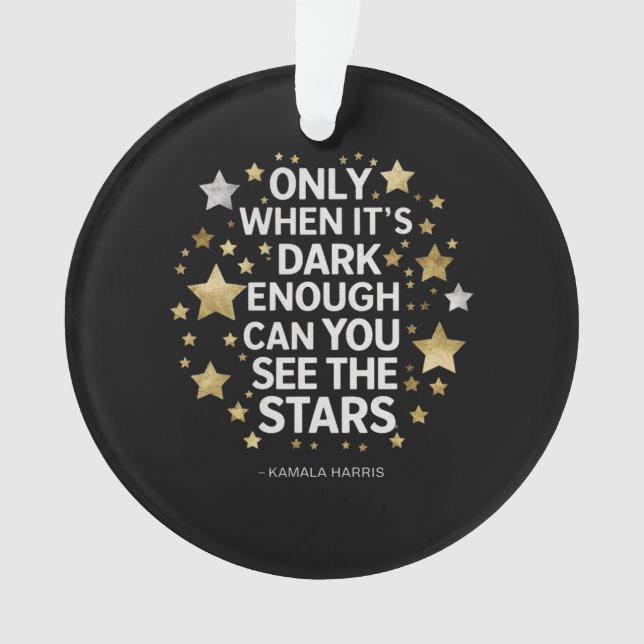 Adorno Sólo cuando es lo suficientemente oscuro puedes ve (Anverso)