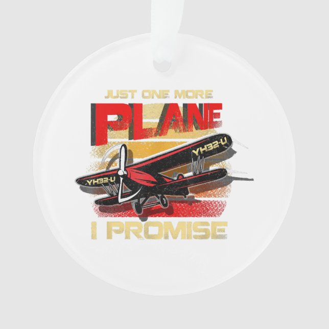 Adorno Sólo un avión más que prometo (Anverso)