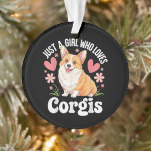 Adorno Sólo una chica que ama Corgis