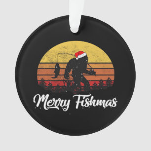 Adorno Sombrero de Santa de Navidad Bigfoot Alegre Fishma