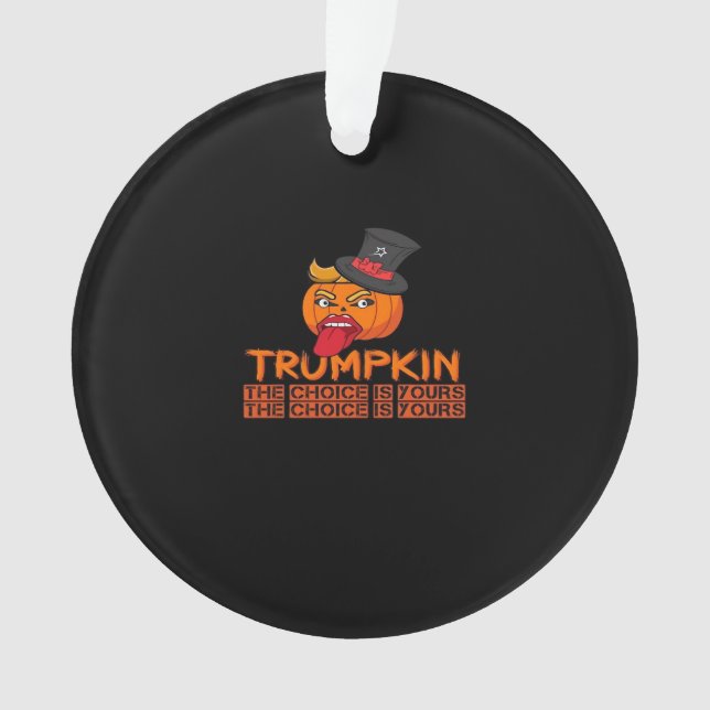 Adorno Sombrero superior y lengua de Trumpkin Halloween f (Anverso)