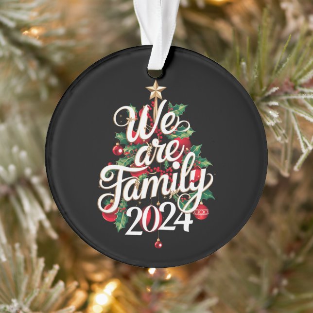 Adorno Somos Navidades Familiares 2024 Pajama Coincidiend (Árbol)