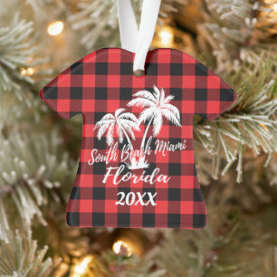 Adorno South Miami Beach Florida Palm Trees personalizado