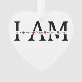 Adorno Soy Amado, Elegido, Valiente, Victorioso, Suficien