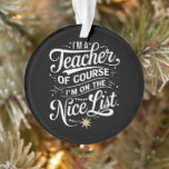 Adorno Soy profesor y estoy en la lista de profesores de<br><div class="desc">Soy un profesor,  estoy en la lista de Navidades de profesores.</div>