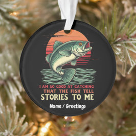 Adorno Soy tan bueno capturando pescado