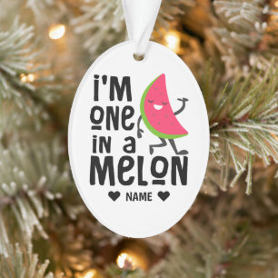 Adorno Soy uno en un "Melón"