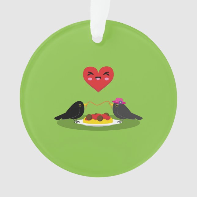 Adorno Spaghetti Meatball Romantic Date (Anverso)