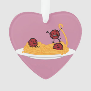 Adorno Spaghetti y albóndigas pasta fideos comida italia