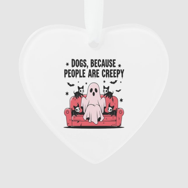 Adorno Spooky Halloween Dog Spooky Ghost Png 2 (Anverso)